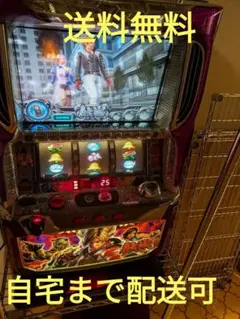K【中古品】鉄拳 2nd スロット 実機　コイン不要機 パチスロ 鉄拳2nd 実機 コイン不要機付