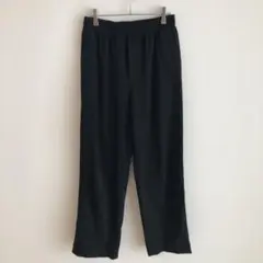 ✨人気✨ ユニクロ 【M】 ワイドストレートパンツ ♡ 黒 カジュアル 楽ちん