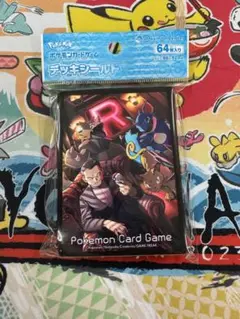 新品未開封　ポケモンカードゲーム　デッキシールド　サカキの指令