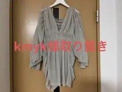 ドットブラウス