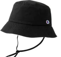 Champion ブラック バケットハット