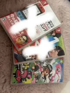 Switchソフトセット(スプラトゥーン2・1-2-Switch・脳トレ)