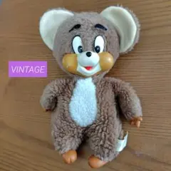 希少【TOMandJERRY】マスダヤ当時物ぬいぐるみ MASUDAYA マスダヤ <br>ぬいぐるみ ジェリー・マウス(TOM&JERRY