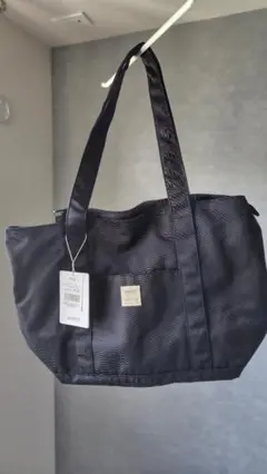 anello ブラック トートバッグ