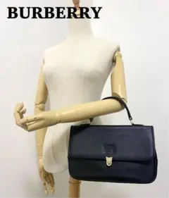 ⭐️美品 Burberry ハンドバッグ レザー ノバチェック ホースロゴ