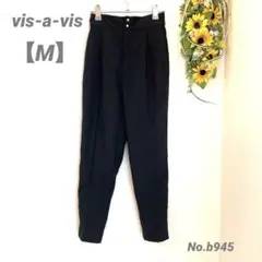【新品】ビサビ vis-a-vis テーラードパンツM センタープレス　金ボタン
