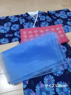 花柄 浴衣と帯セット