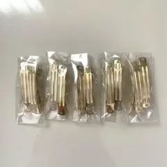 バレッタ金具（ゴールド） サイズ 5cm×6mm 10個セット