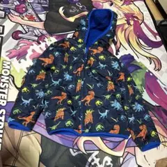 恐竜柄フード付きジャケット 100センチ