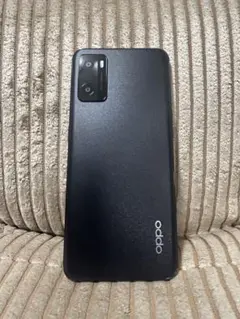 OPPO A55s 本体 ケース付き　ブラック