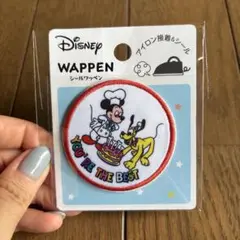 未開封　ディズニー　レトロ　ミッキー　プルート　ワッペン　シールワッペン