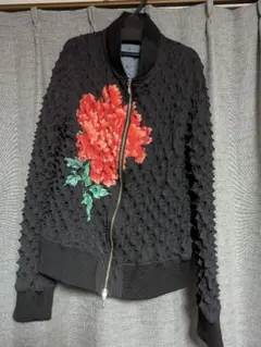 黒の刺繍ジャケット サイズ50