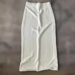 zara スパンコールニットスカート