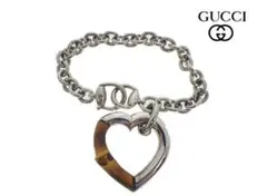 GUCCI グッチ ハートバンブー ブレスレット SV925 シルバー