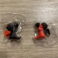天使悪魔の囁き　耳栓　悪魔　レッド&ブラック　ガチャ