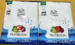 【合計４枚】FRUIT OF THE LOOM 半袖V首　丸首Tシャツ L