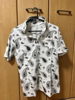 アベイシングエイプ ペイズリーポロシャツ
