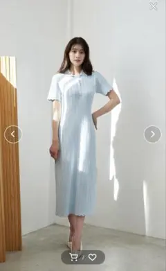 herlipto Scalloped Polo Dress サイズ:M 新品