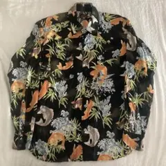 【激レア】Gleem gleem&co 鯉　和柄　ウエスタンシャツ