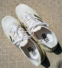 adidas 4D ホワイトスニーカー 29cm