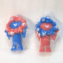 ミャクミャク　フィギュア　海洋堂　ノーマルカラー　リバース　立ち姿　2種セット