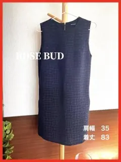 ROSE BUD ワンピース ローズバッド 大人 千鳥 ネイビー ワンピ