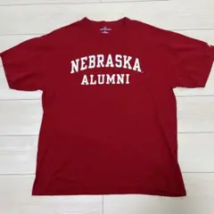 NEBRASKA ALUMNI Tシャツ Lサイズ 赤