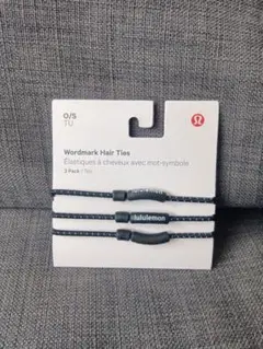 lululemon Wordmark Hair Ties 3 Pack