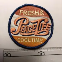 刺繍パッチ FRESH& PEACE LIFE COOLTIME