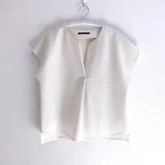 【美品】バンヤードストーム　フレンチスリーブ　キーネック　スキッパー　カットソー