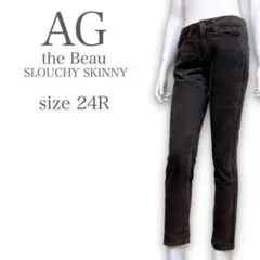 【人気ブランド❤︎】エージージーンズ コーデュロイパンツ 24R ブラウン S