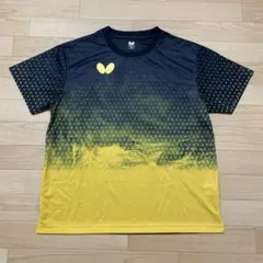 バタフライ 卓球 ウェア 半袖 Tシャツ プラクティス 練習 ユニセックス L