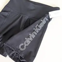 Calvin Klein レディース スパッツ S 黒 ストレッチ スポーツ