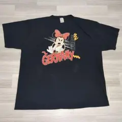 ディズニー ミニーマウス 黒 Tシャツ ワンサイズ