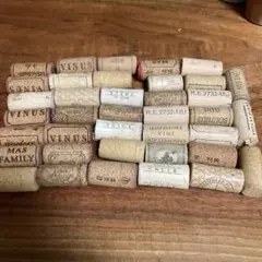 コルク栓 複数セット 印刷ラベル付き