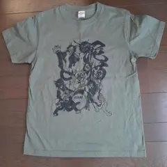 熱海　MuddyCat オリジナルTシャツ　カーキ　used 美品