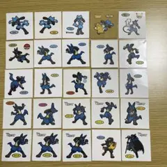 ポケモンパン　ポケモンデコキャラシール　ルカリオなど　セット