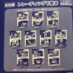 匿名配送 僕のヒーローアカデミア トレーディング下敷き ⑩種類フルコンプセット