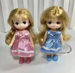 リカちゃんマキちゃんとミキちゃんの2体セット。