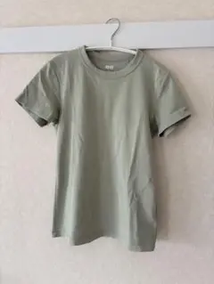 ユニクロU クルーネックTグリーン　Mサイズ