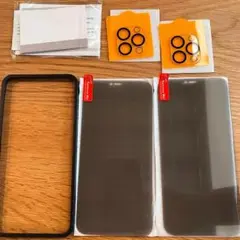 ♪ iPhone 6.1インチ用　保護フィルム　カメラフィルム　2セット