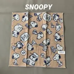 SNOOPY スヌーピー ガーゼハンカチ 一般的ハンド/ウォッシュタオルサイズ☆