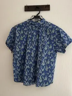 未使用　タグ付き　Parkes パークス LIBERTY リバティ 半袖ハート柄