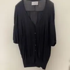 【お買い得♡】オシャレウォーカー　n'OrLABEL ドルマンカーディガン　黒