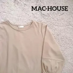 MAC-HOUSE ベージュ 七分 カットソー