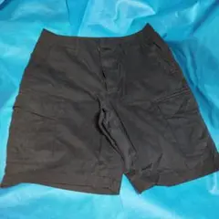 ユニクロ黒紺系メンズショート半パンツポケット付きＳサイズ