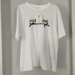 【新品】しまむら辻希美さんAnge charme リボンTシャツ　ホワイト