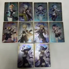 原神 メタルカード 10点セット　おまとめ