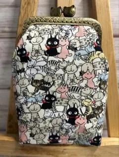 ☆ミニミニキャッツ 大集合☆タバコケース☆アイコスケース☆がま口ポーチ☆小物入れ