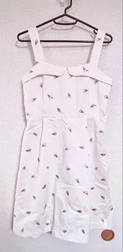 アイスクリーム刺繍ジャンスカ